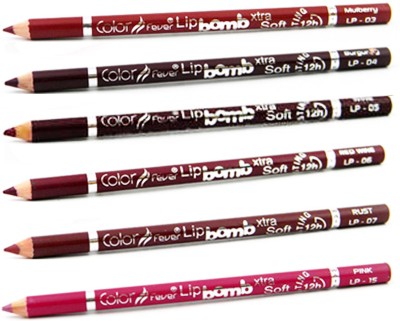 Color Fever Magenta Colour Lip Liner Pencil 00 8(Multicolor,)