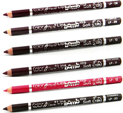 

Color Fever Purple Colour Lip Liner Pencil 00 184(Multicolor,)