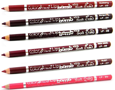 

Color Fever Red Colour Lip Liner Pencil 00 19(Multicolor,)