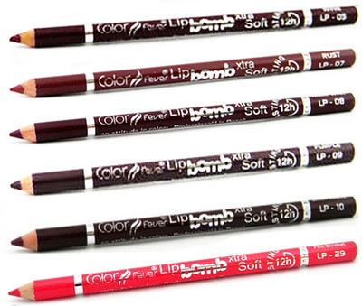 

Color Fever Red Colour Lip Liner Pencil 00 109(Multicolor,)