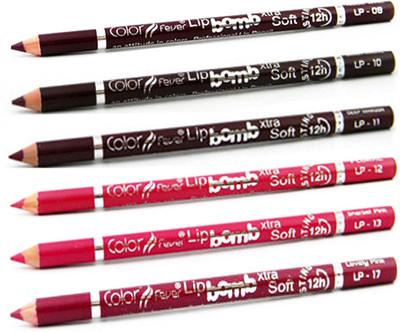 

Color Fever Purple Colour Lip Liner Pencil 00 193(Multicolor,)