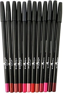 Italia Deluxe 12pc Ultra Fine Lip Liner set of 12 color #1031-1051(Dragon Girl)