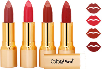

Color Fever Absolute Non Transfer Matte Lipstick 126(Mauve, Neon, Dry Orange, Red, 16.8 g)