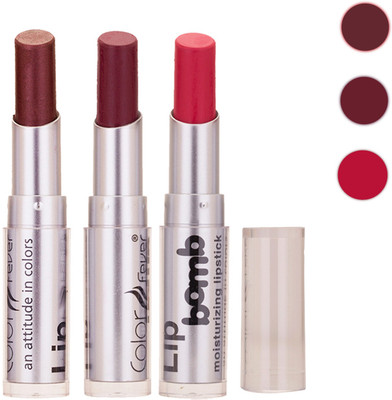Color Fever New Delhi Girls Selected Color Lipstick 65(Brown, Wine, Pink, 9.6 g)