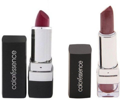 

Coloressence Mesmerising Lip Color (Code-11)-(Code-62) Packof2(Pristine Pink, Resin Rum, 4 g)