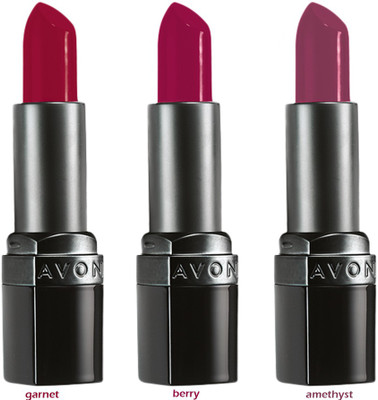 

Avon Ultra Color Matte Lipstick (set of 3 of 3.8 g each) - garnet/ berry/ amethyst(matte garnet, matte berry, matte amethyst, 11.4 g)
