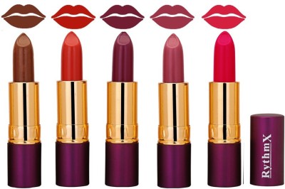 

Rythmx Matte Lipstick (Pack of 5, New Shades)902(Sahde-652)