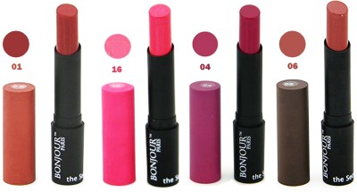66% OFF on BONJOUR PARIS Creamy Matte Lipstick 0502165 A(Mauve, wild Rose,  Nude, Pink, 14 g) on Flipkart