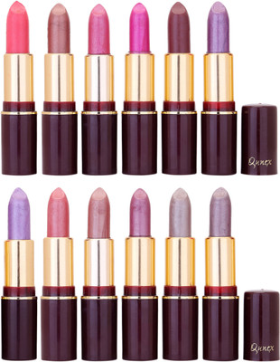 

Qunex Rich Colour Lipstick Wholesale Combo 1105201604(Multicolor,, 48 g)