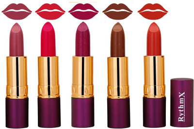

Rythmx Matte Lipstick (Pack of 5, New Shades)882(Sahde-632)