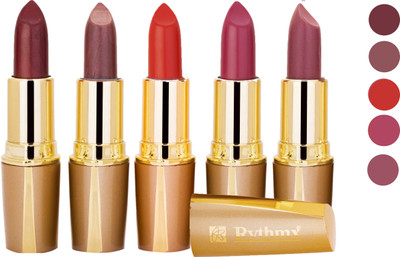 

Rythmx Creamy Matte Lipstick 2207201621 Light Red, Neon Pink, Brown, Light Brown, Pink Lipstick(Brown, Purple, Maroon, Red)