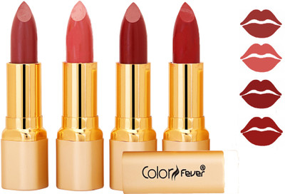 

Color Fever Absolute Non Transfer Matte Lipstick 11(Mauve, Peach, Mauve, Red, 16.8 g)
