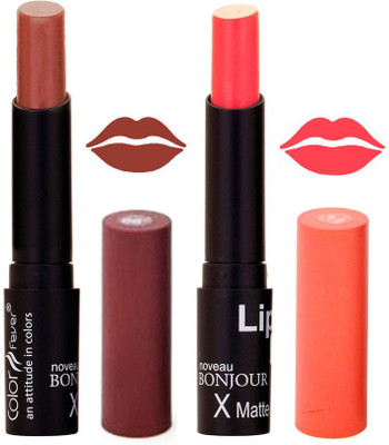 Color Fever Chocolate Creamy Matte Lipstick-06-14(Chocolate, Peach, 7 g)