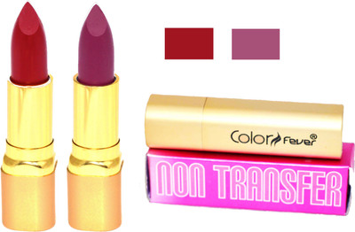 

Color Fever Lipstick Dark Red Set 121(Purple, Dark Red, 8.4 g)
