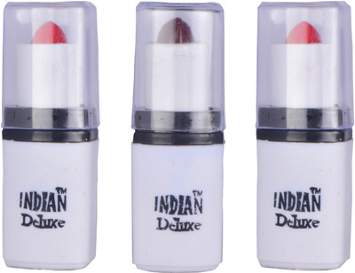 

Indian Deluxe Multicolor Lipsticks (Packof3)(Multi, 4 g)