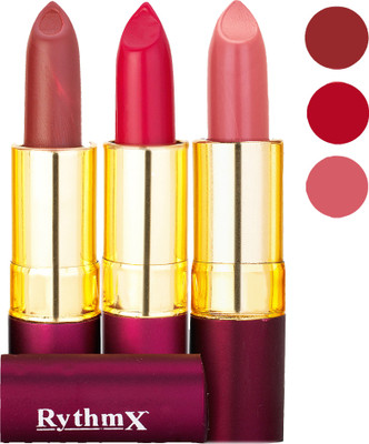 

Rythmx Matte Lipstick Combo 421 435 436(Multicolor,)