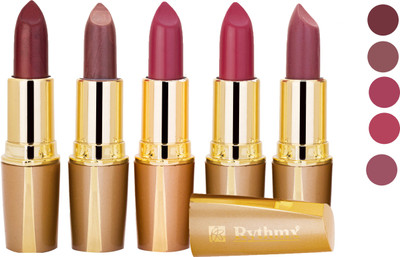 

Rythmx Creamy Matte Lipstick 2207201624 Light Red, Neon Pink, Brown, Light Brown, Pink Lipstick(Brown, Purple, Maroon, Red, 20 g)