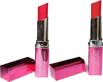 

Cameleon Long Lasting Lipstick(Rouge Red, Rainbow, 3.8 g)