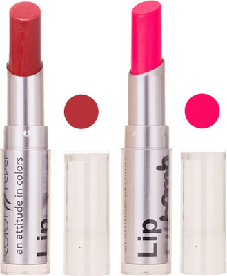 

Color Fever Hot Creamy Matte Girls Lipstick 26(Maroon, Neon Pink)