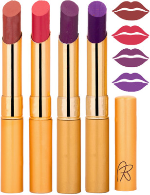 

Rythmx Imported Matte Lipstick Combo 46201624(Multicolor,)