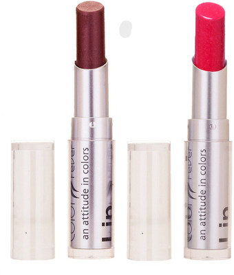 

Color Fever Creamy Matte Limited Offer77160074Brown, Pink Lipstick Set(Brown, Pink, 6.4 g)
