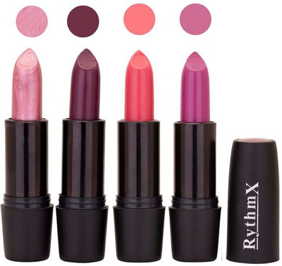 

Rythmx Black Important Lipstick Combo 9(Multicolor,)