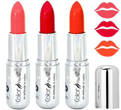 

Color Fever Peach Color Lipstick 133201628(Multicolor,, 12.6 g)