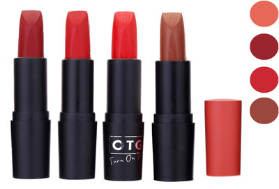

OTG Colour Show Hot Lipstick 117(Maroon-Brick Red-Peach-Brown, 16.8 g)