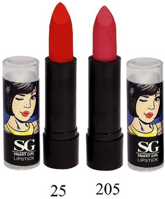 

Amura Smart Girl LipStick Set of 2 (25,205)(25,205, 4.5 g)
