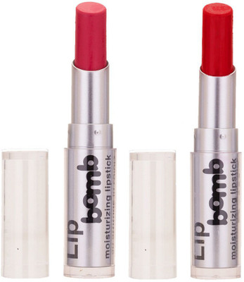 

Color Fever Creamy Matte Limited Offer77160307Pink, Pink Lipstick Set(Pink, Dark Red, 6.4 g)