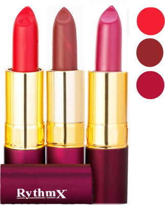 

Rythmx Matte Lipstick Combo 413 421 431(Multicolor,)