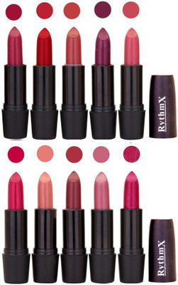 

Rythmx Lipstick Wholesale Rate All Color Combo Set(Shade - 54)