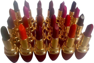 

Neckline Beautiful Long Lasting Lipstick Pack of 24(Multicolor)