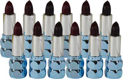 

ADS Maroon Matt Colour Glow Lipstick Pack of 12(POUR-MRN, 4 g)