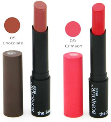 

Bonjour Paris Color Cap Lipstick(Brown, Neon, 8.4 g)