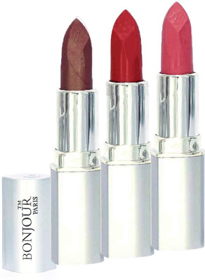 

Bonjour Professional 0259 Coffee Sweet RedNude Lipstick(Sweet Red, Coffee, Nude, 11.4 g)