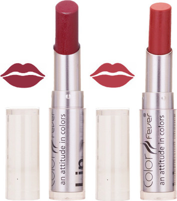 

Color Fever Creamy Matte profissional77160008Maroon,Peach Lipstick(Maroon, Peach, 6.4 g)