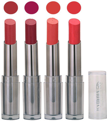 

Rythmx Lipstick in Burgudy,Jamini,Peach,Pink Pack of 4(Multicolor)