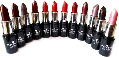 

Personi Long Losting Lipstick ABH set12(Multicolor, 4.2 ml)