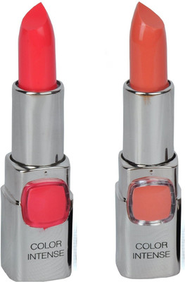 

7 Heaven's Color Intense lipstick (SINFUL ORANGE-601)(PEACH-605))(shade-406,605, 7.6 g)
