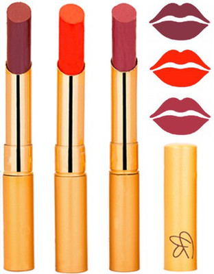 Rythmx Super Slim Multicolor Matte Lipstick Combo 347(Multicolor,)