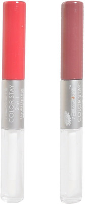 

7 Heaven's Color Stay 2 In 1 Waterproof Liquid Lipstick(Shade-(Lilac-12 Glamour-28), 9.2 g)