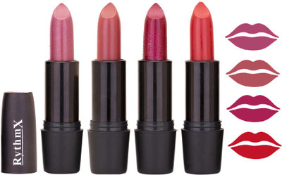 

Rythmx Rich Cream purple ,pink,Mazanta ,Red Shades Lipstick(purple ,pink ,Red 8, 16 g)