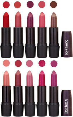 

Rythmx Lipstick Wholesale Rate All Color Combo Set(Shade - 58)