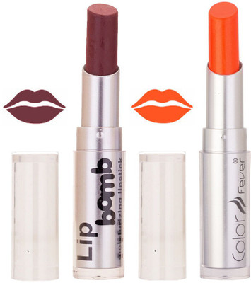 

Color Fever Creamy Matte profissional77160203Chocolate, Neon Orange Lipstick(Chocolate, Neon Orange, 6.4 g)
