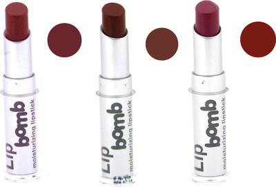 Color Fever Bomb Matte Lipstick 5-1-7(Tan, Cherry, chocolate, 12 g)