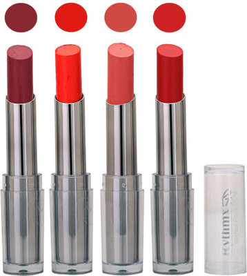 

Rythmx Lipstick in New Fou rUniqe Color Shade Pack of 4(Multicolor)