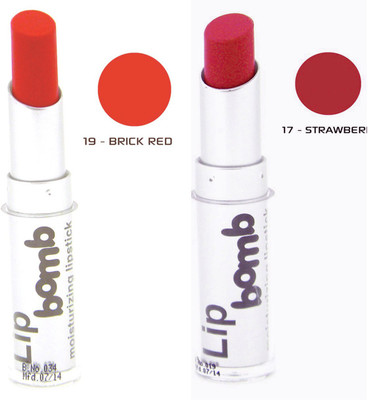 

Color Fever CF Bomb Lipstick 17-18(Strawberry, Orange, 8 g)