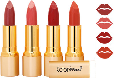 

Color Fever Absolute Non Transfer Matte Lipstick 21(Mauve, Peach, Red, Brick Orange, 16.8 g)