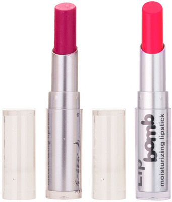

Color Fever Creamy Matte Limited Offer77160156Purple, Neon Pink Lipstick Set(Purple, Neon Pink, 6.4 g)